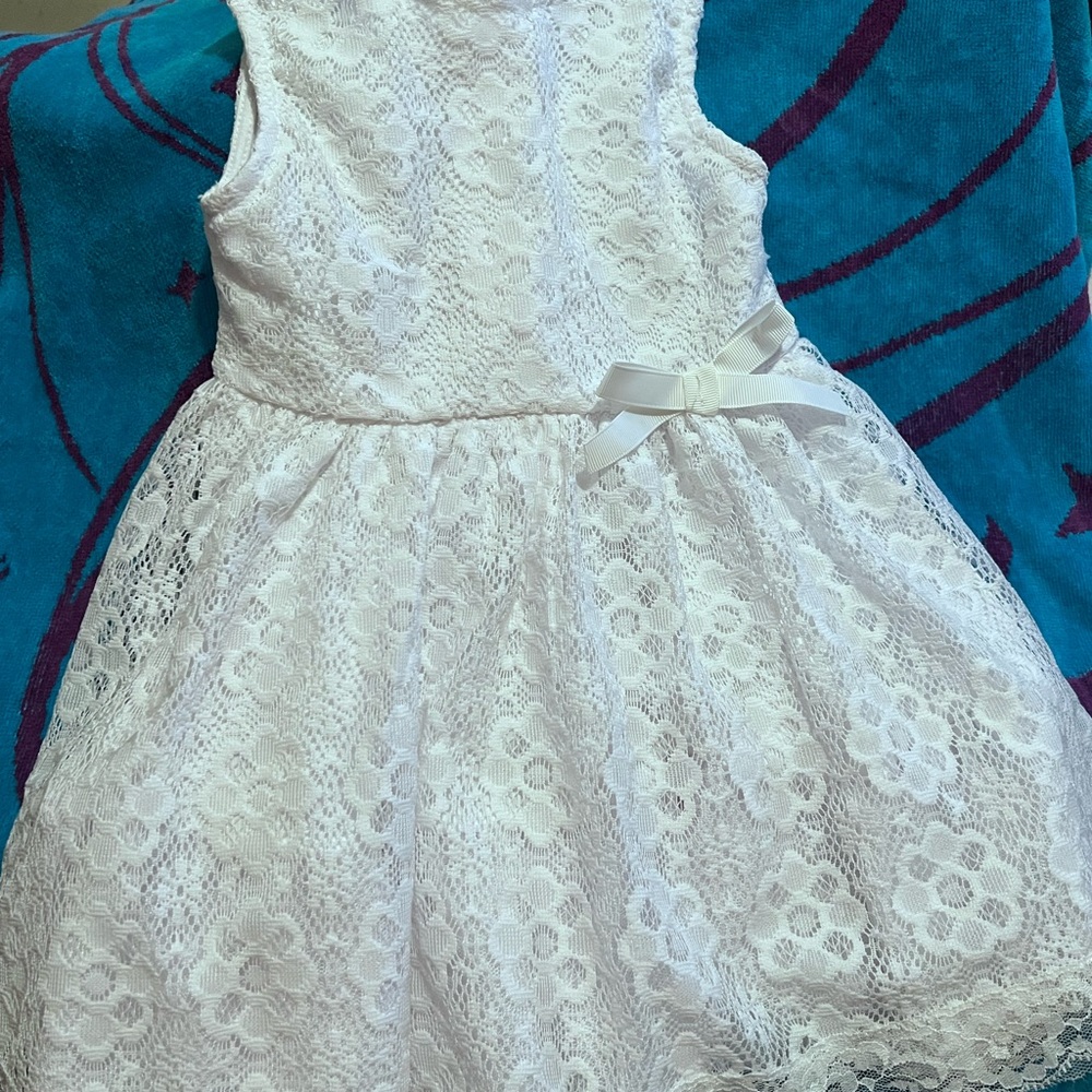 DKNY WHITE DRESS 2T